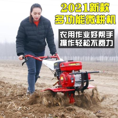耕机耕种轮式手动小型松土机开荒微耕农用犁地耕种机械